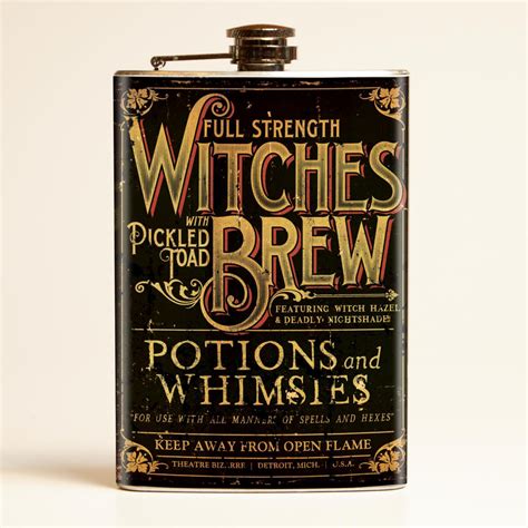 Witches brew poions in these
